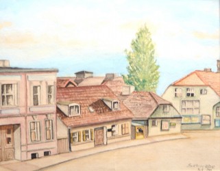 Die Dammhaststrasse in Zehdenick (1951)
