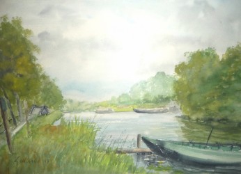 An der Havel in Zehdenick (1982)