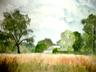 Kornfeld in Zehdenick (1992)