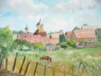 Blick auf Zehdenick nahe der Fischerstrasse (2011)