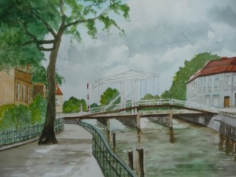 Erinnerung an die alte Zugbrücke in Zehdenick II (2009)