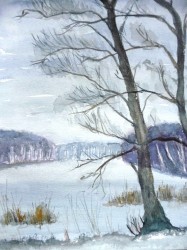 Letztes Eis auf dem Rangsdorfer See (1981)