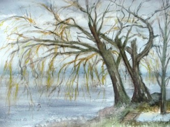 Frühjahr am Rangsdorfer See I (1982)