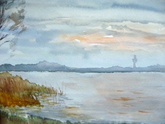 Abends am Rangsdorfer See (1983)