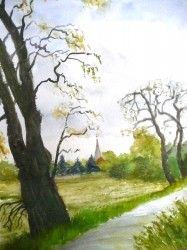 Die Friedensallee in Rangsdorf (1995)