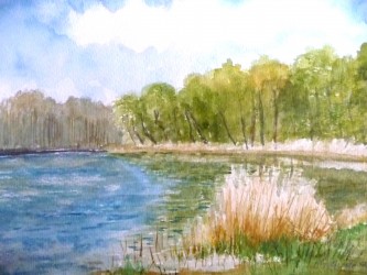 Seeufer in Rangsdorf (1996)