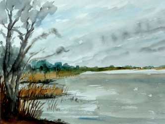 Frühjahr am Rangsdorfer See II (1999)