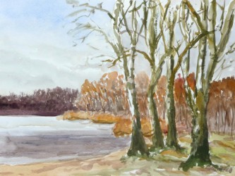 Herbst am Rangsdorfer See II (2003)