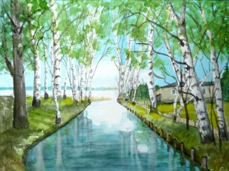 Kanal am Rangsdorfer See im Frühling (2010)