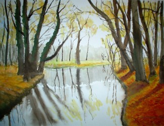 An der Nieplitz bei Blankensee im Herbst (2007)