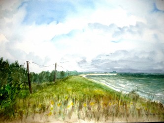 An der Ostsee bei Zingst (1984)