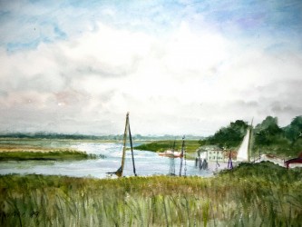 Am Hafen von Zingst (1989)