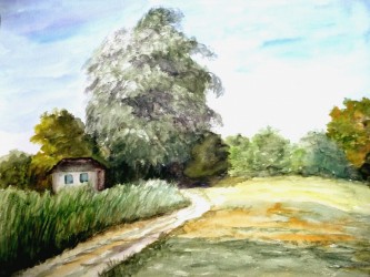 Landschaft bei Zingst (1989)