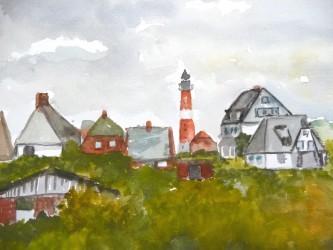 Leuchtturm von Hörnum auf Sylt (1992)