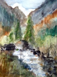 Ala Artscha-Schluchte im Tienschangebirge II (1986)