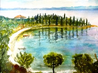 Hier am Gardasee malte Churchill (1992)