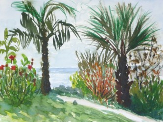 Am Hotelstrand von Side II (Türkei) (2003)