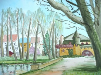 Am Schwanensee in Franzensbad (Tschechien) (2009)