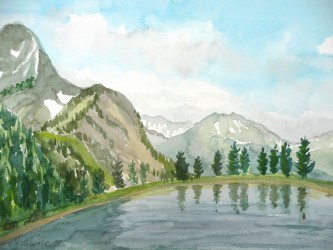 Der Almsee auf der Ehrwaldalm (2010)